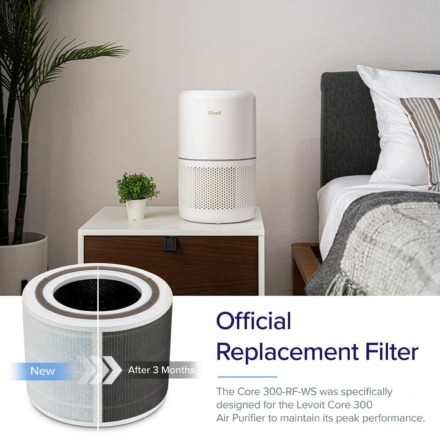 Levoit Core 300-P 4-Stage Smoke Remover Replacement Filter - Image 6